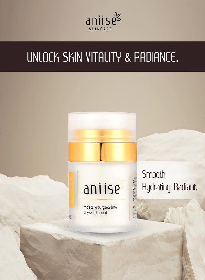 aniise Moisture Surge Face Cream – Hydrating & Nourishing Facial Moisturizer for Dry Skin – Shea Butter, Avocado Oil, Hyaluronic Acid & Botanical Extracts – For Smooth, Radiant & Soft Skin – 1 oz (30 mL) - Image 2